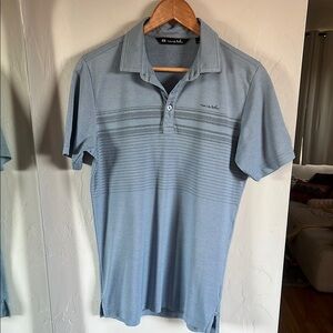 Travis Mathew Light Blue Polo Shirt